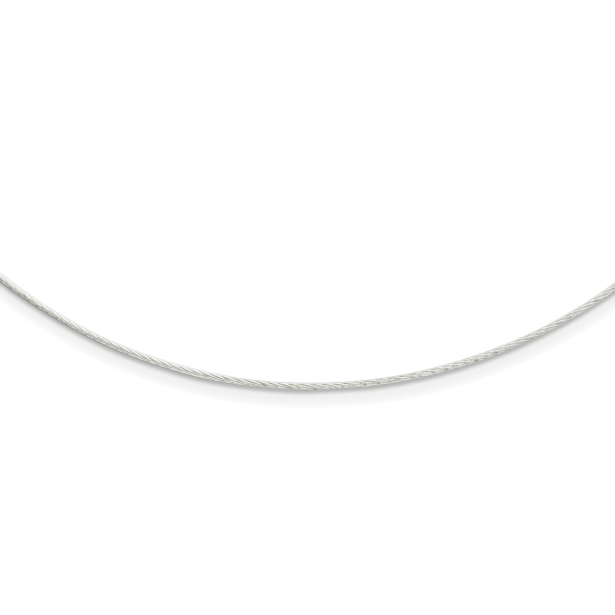 925 Sterling Silver 1mm Neckwire Necklace Pendant Charm Chain Fancy Fine Jewelry For Women Gifts For Her